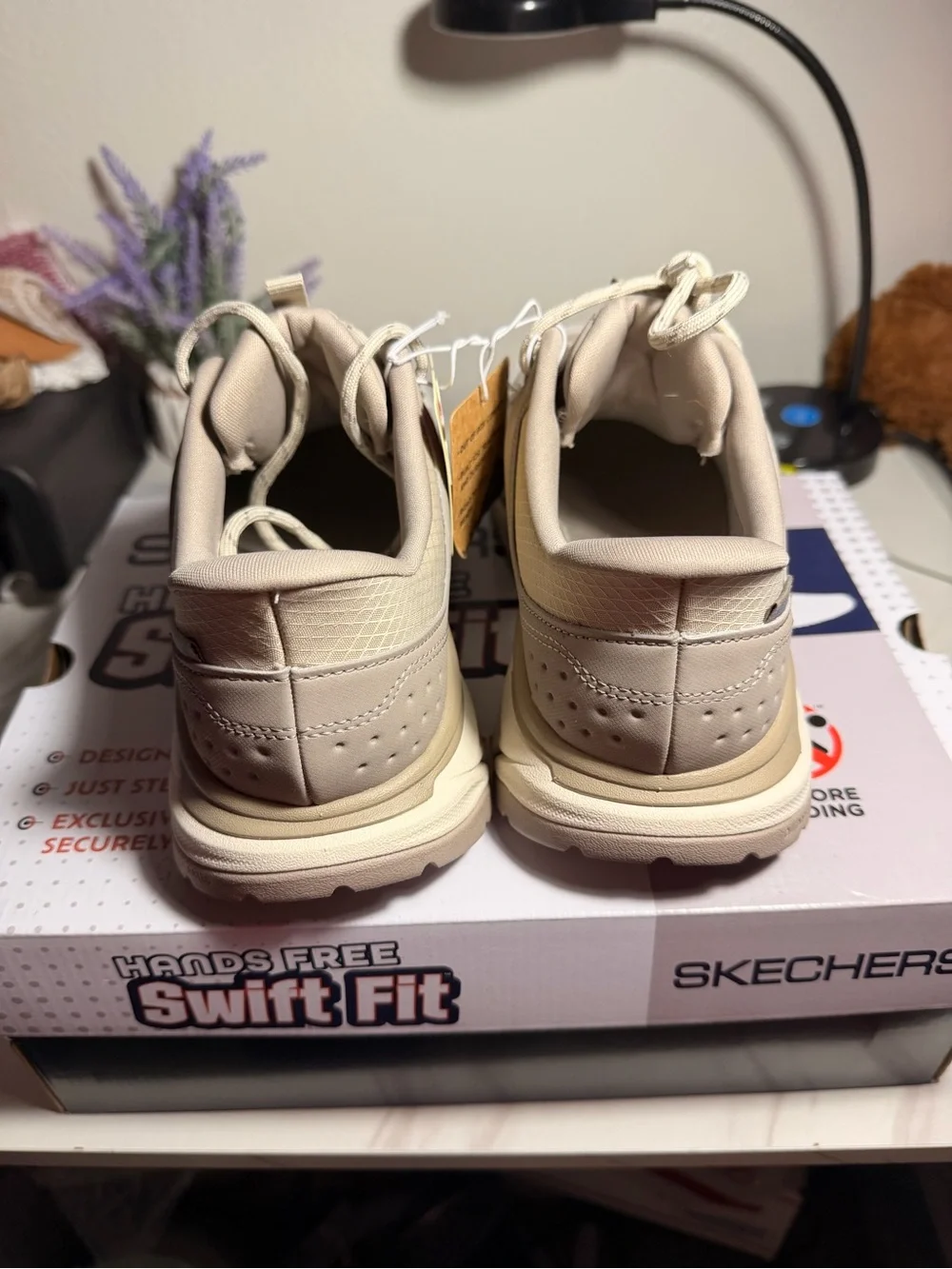Skechers women’s Swift-Fit Tan Athletic Sneakers